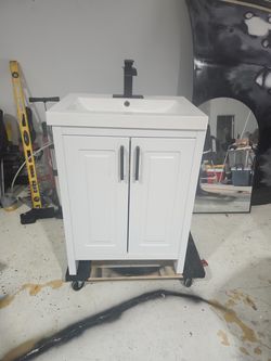Plumber less sink and vanity