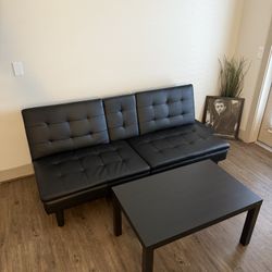 Futon Couch & Table 