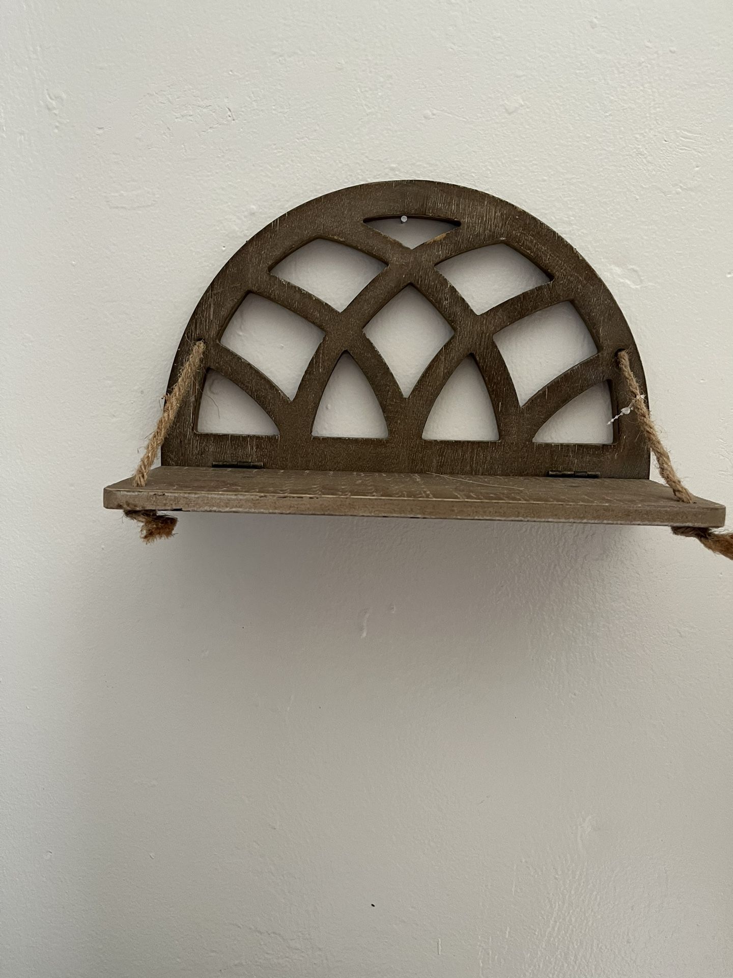 Two Cute Small Shelf’s An Big Round Decor