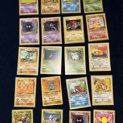 Base Jungle Fossil Pokemon Cards 