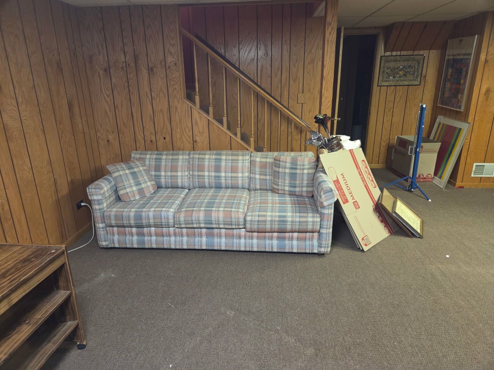 Plaid Couch