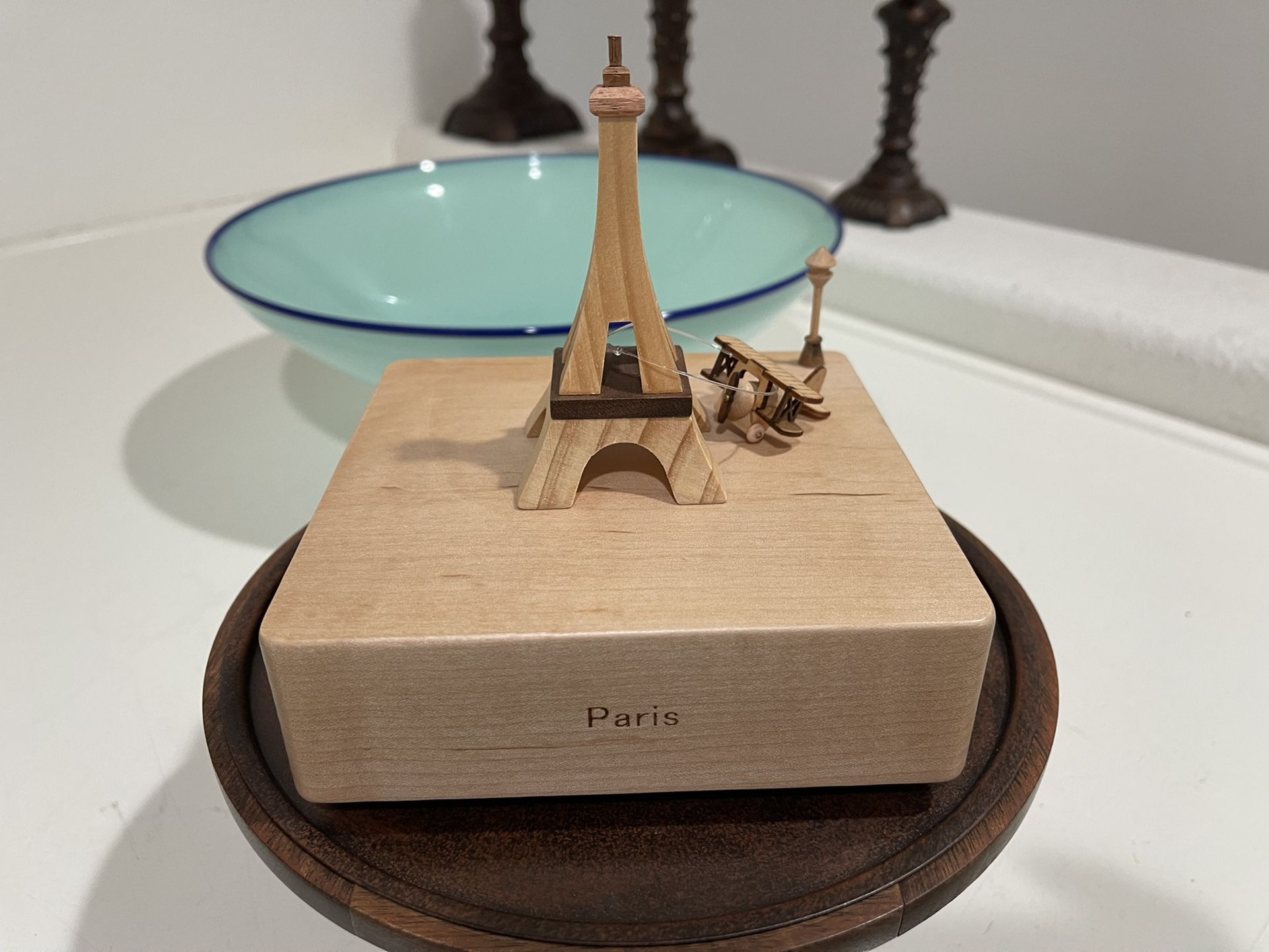 Wooderful Life Papyrus Eiffel Tower Music Box