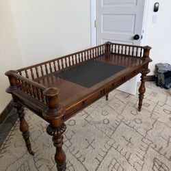 Antique Looking Wood Writing Desk 