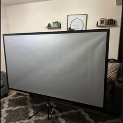 Portable Projector Screen with Stand 80 inch