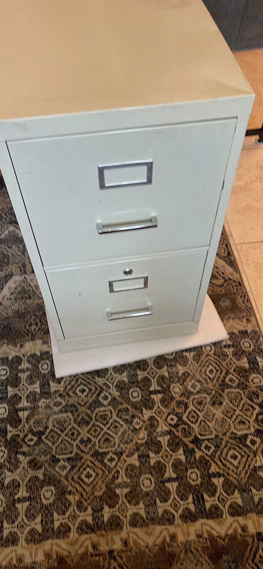 2-Drawer Metal Filing Cabinet
