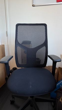 WorkPro® 4000 Series Mesh/Fabric High-Back Chair, Black