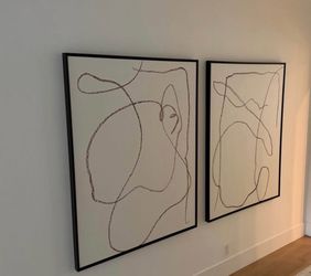 Huge 45x60 Neutral Framed Canvas Prints (2)