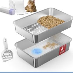 Stainless Steel Cat Litter Box