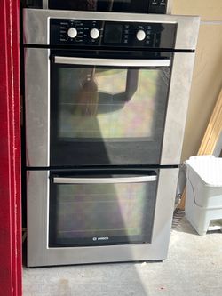 Double oven with microwave and frame great Quality!