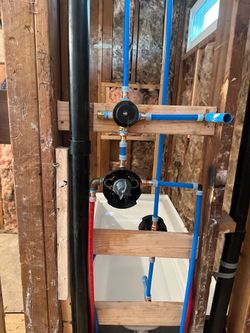 New Construction plumb