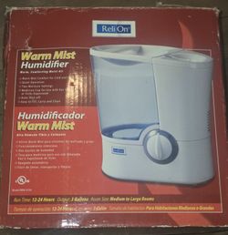 WARM MIST HUMIDIFIER - Almost NEW Condition!!
