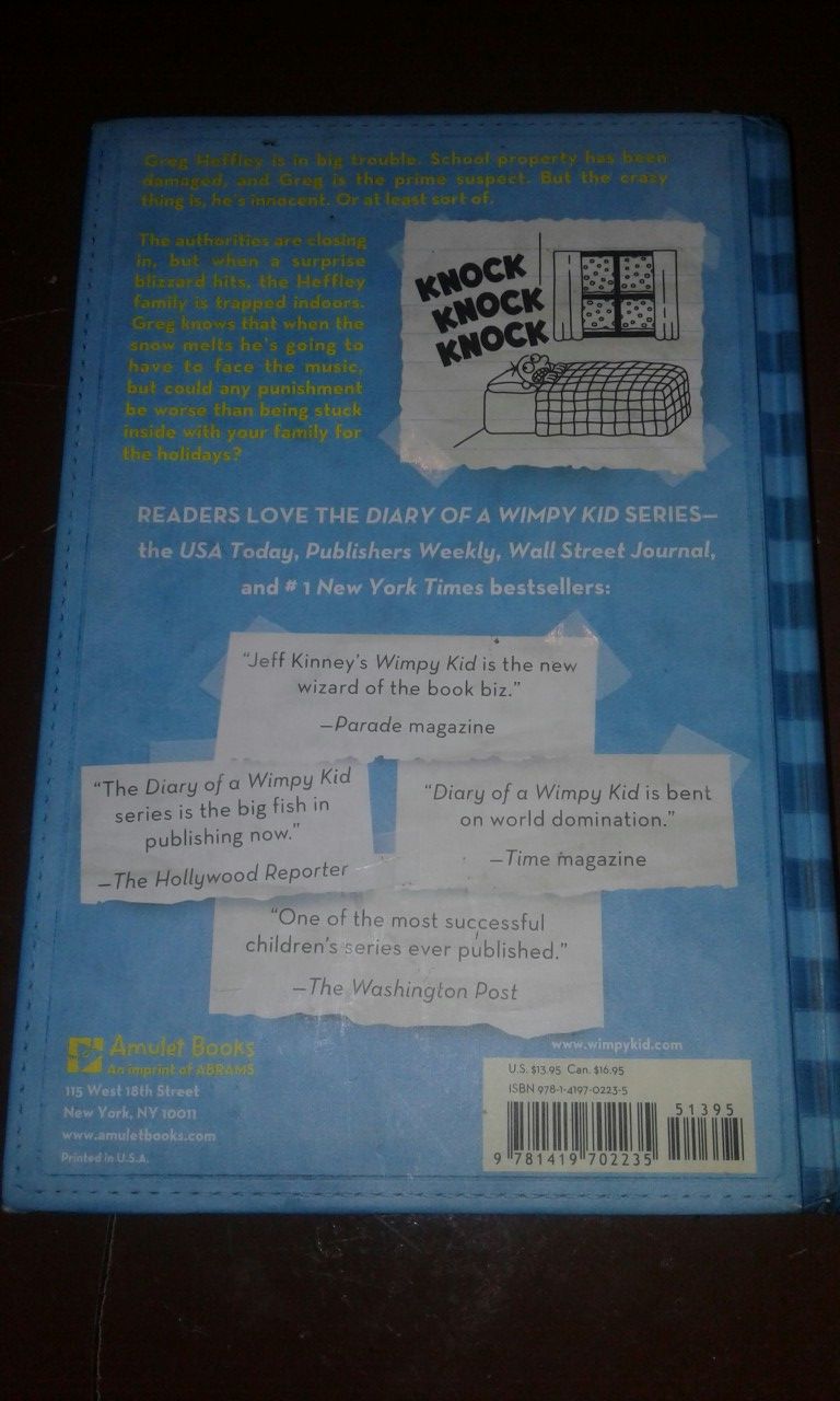 "Diary of a Wimpy Kid,Cabin Fever."