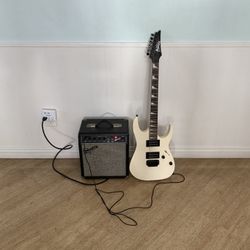 GIO IVANEZ ELECTRIC GUITAR WITH AMPLIFIER 
