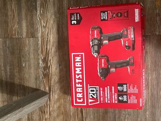 BRAND NEW & FACTORY SEALED CRAFTSMAN V20 2-TOOL COMBO KIT