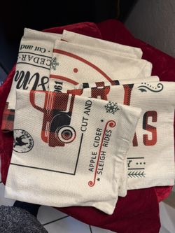 Set De 4 Fundas Navideñas 