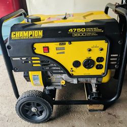 Champion 4750 Generator — works great. Cash only.