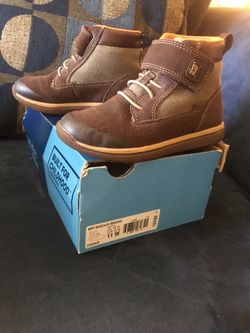 Stride Rite Boys Brown Boots- 11W