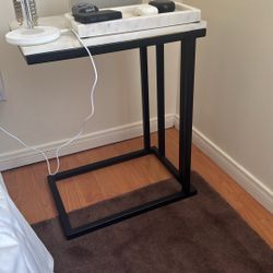 Marble Side/ Laptop Table