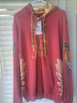 NEW Y2K Christian Audigier full zip hoodie L