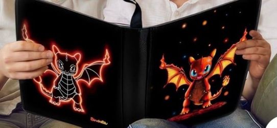 New Pokémon 9 Pocket Card Binder. Zippered.