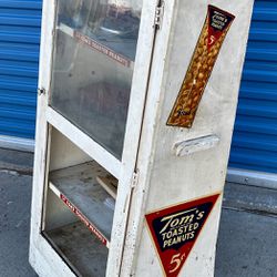 Vintage Tom’s Peanuts Display Cabinet