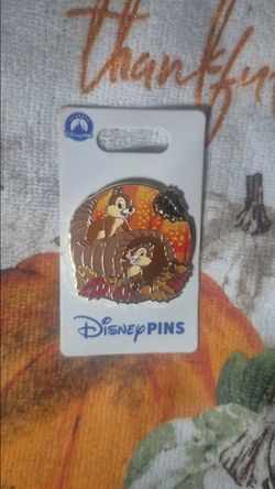 Disney Pins Chip and Dale Fall Enamel Pin 2026 collectable