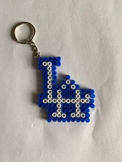 Dodgers keychain