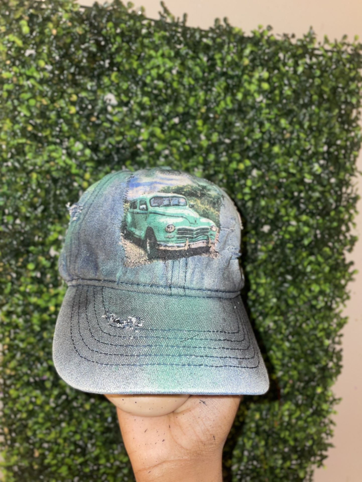 1/1 Patched Painted Cap