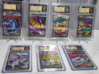 7 Card Mega Attack Rare Set Pokémon Mega Dream ex M2a CGC PRISTINE 10
