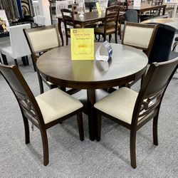 5pc Dinning Table Set $599