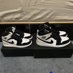 Jordan 1 Mid Diamond (Brand NEW) - Mens 10 and GS 5Y