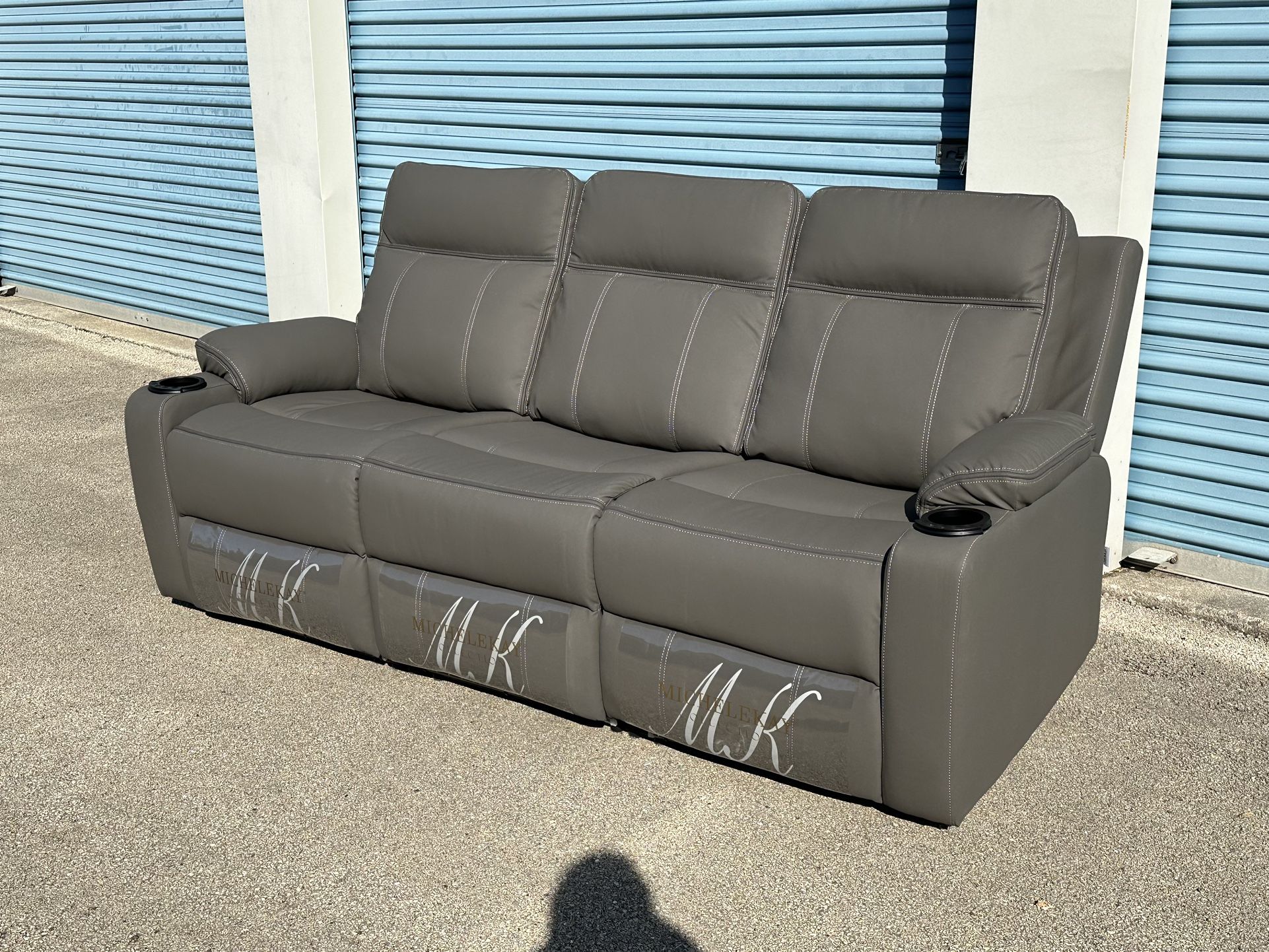 Brand New Gray Couch And Loveseat Living Room Sofa Set