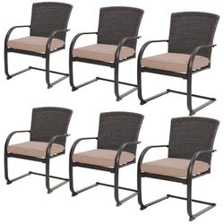 6 pc outdoor chair set