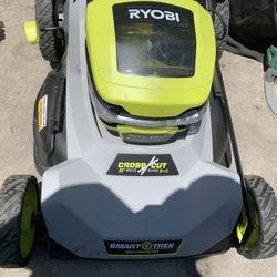 Ryobi 21” 40V Crosscut Mower For Parts Or Repair 