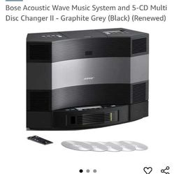 Bose Acoustic Wave Music  and 5-CD Multi Disc Changer II - Graphite Grey (Black)