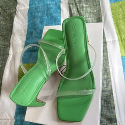 Green High Heels 
