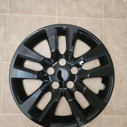 15" Glossy Black Hubcaps