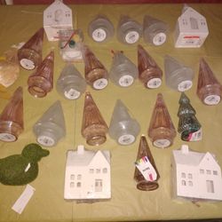 Glass Trees, Decorations And Crafts