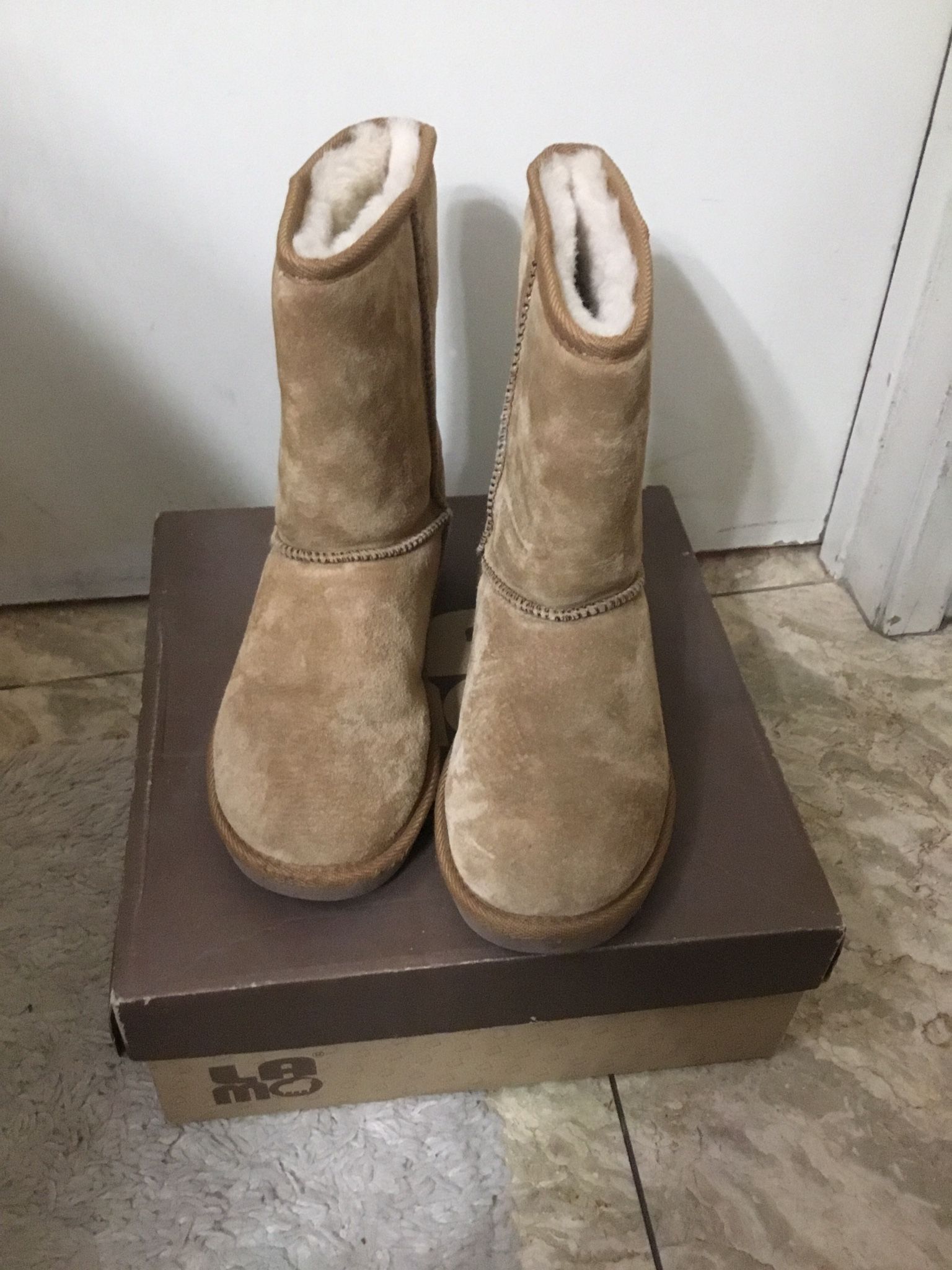 Fur Lined Boots Size 5