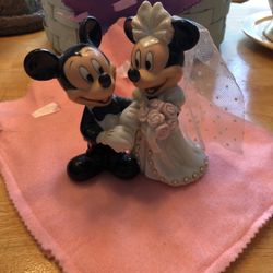 Minnie And Mickey Wedding Cake Topper