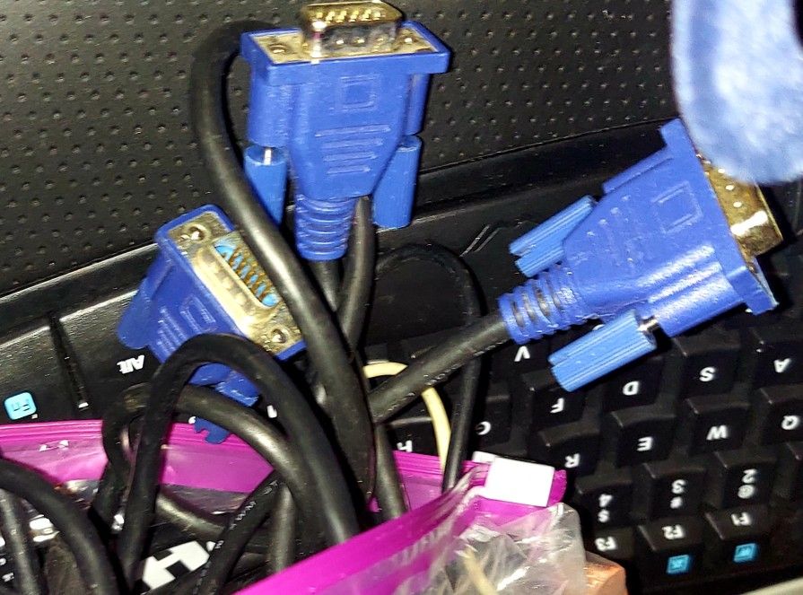 Vga Ethernet And More Cords