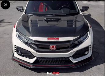 SEIBON TS STYLE CARBON FIBER HOOD - 17-21 CIVIC TYPE-R (FK8)