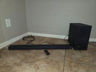 Polk Audio Signa S2 is a 2.1-channel slim TV soundbar Bluetooth and wireless subwoofer, Dolby Digital decoding.