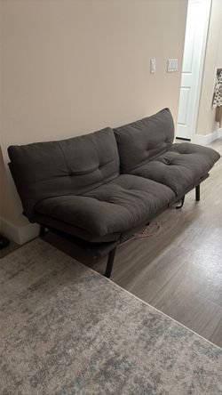 Grey futon