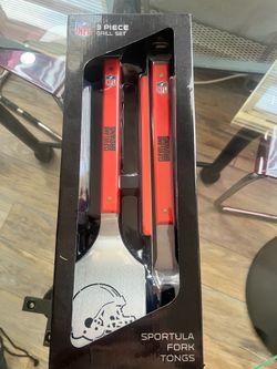 Cleveland Browns 3 piece grill set