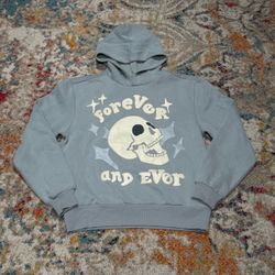 PacSun Forever and Ever Skull Puff Print Hoodie