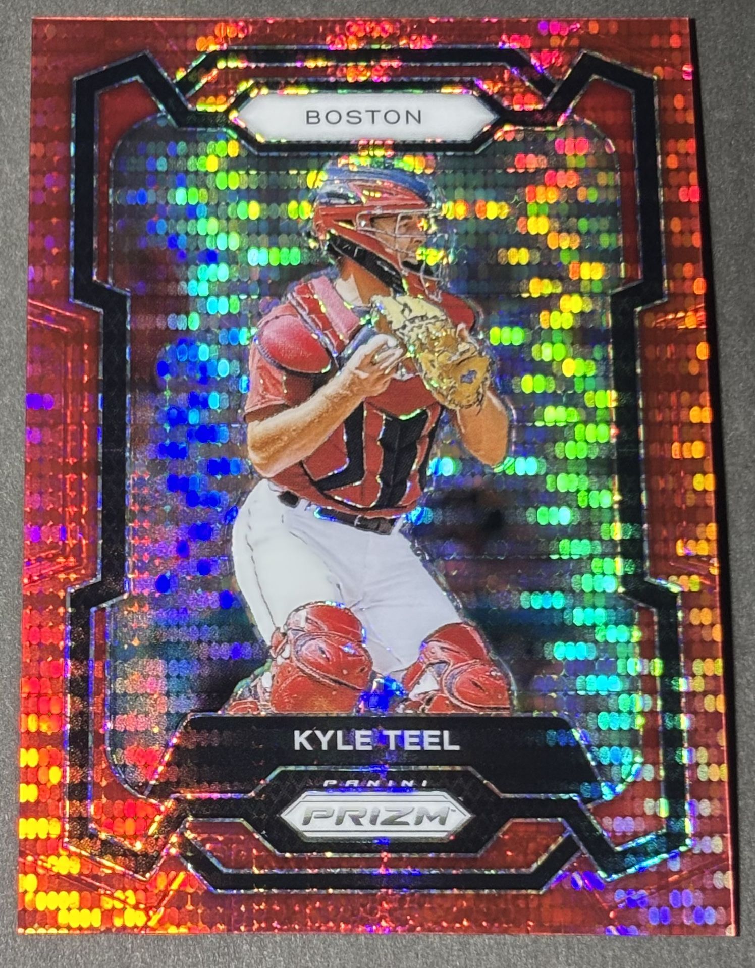 Kyle Teel 2024 Panini Prizm Red Pulsar /399