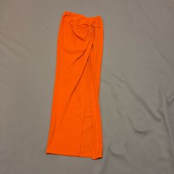 Women’s Orange Maxi Skirt Size Small