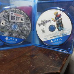 PS4 Game Lot (Dangerous Driving & Kingdom Hearts 3) Discs Only