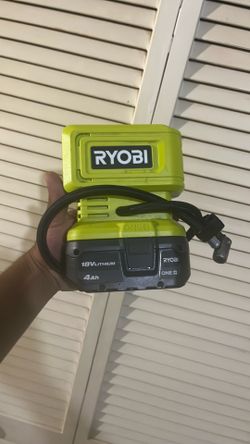 Ryobi 18v pressure inflater kit